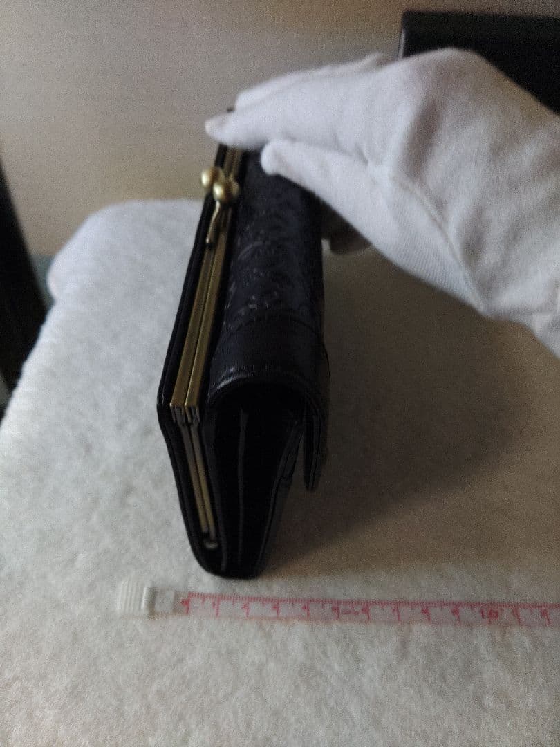 専用ページ アナスイ　長財布　ブラック がま口タイプ