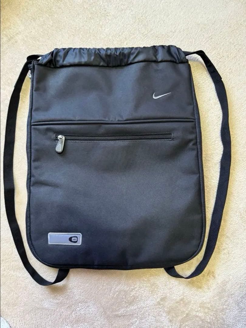 NIKE ナップサック 白タグ　90s y2k archive 2way 刺繍