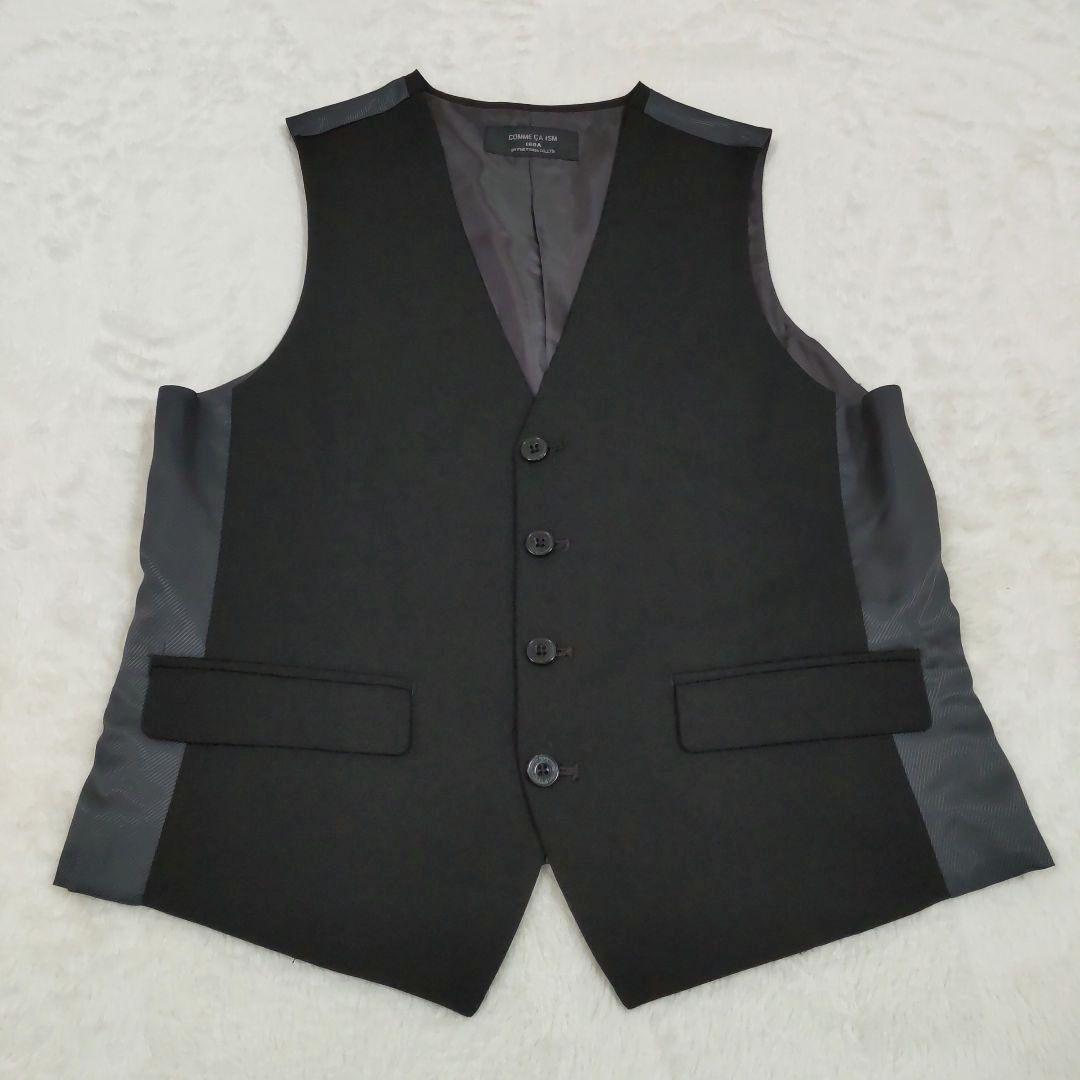 BEAMS✳️COMME CA スーツ5点セット【150/160】黒／卒業式／春