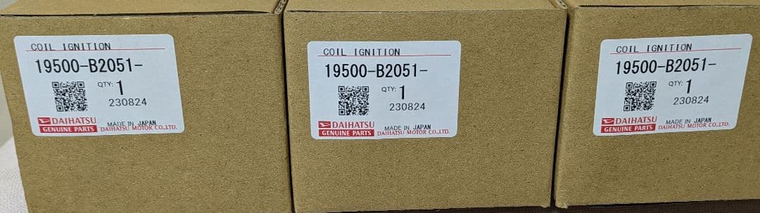 ダイハツ　純正　イグニッションコイル3本セット　19500-B2051