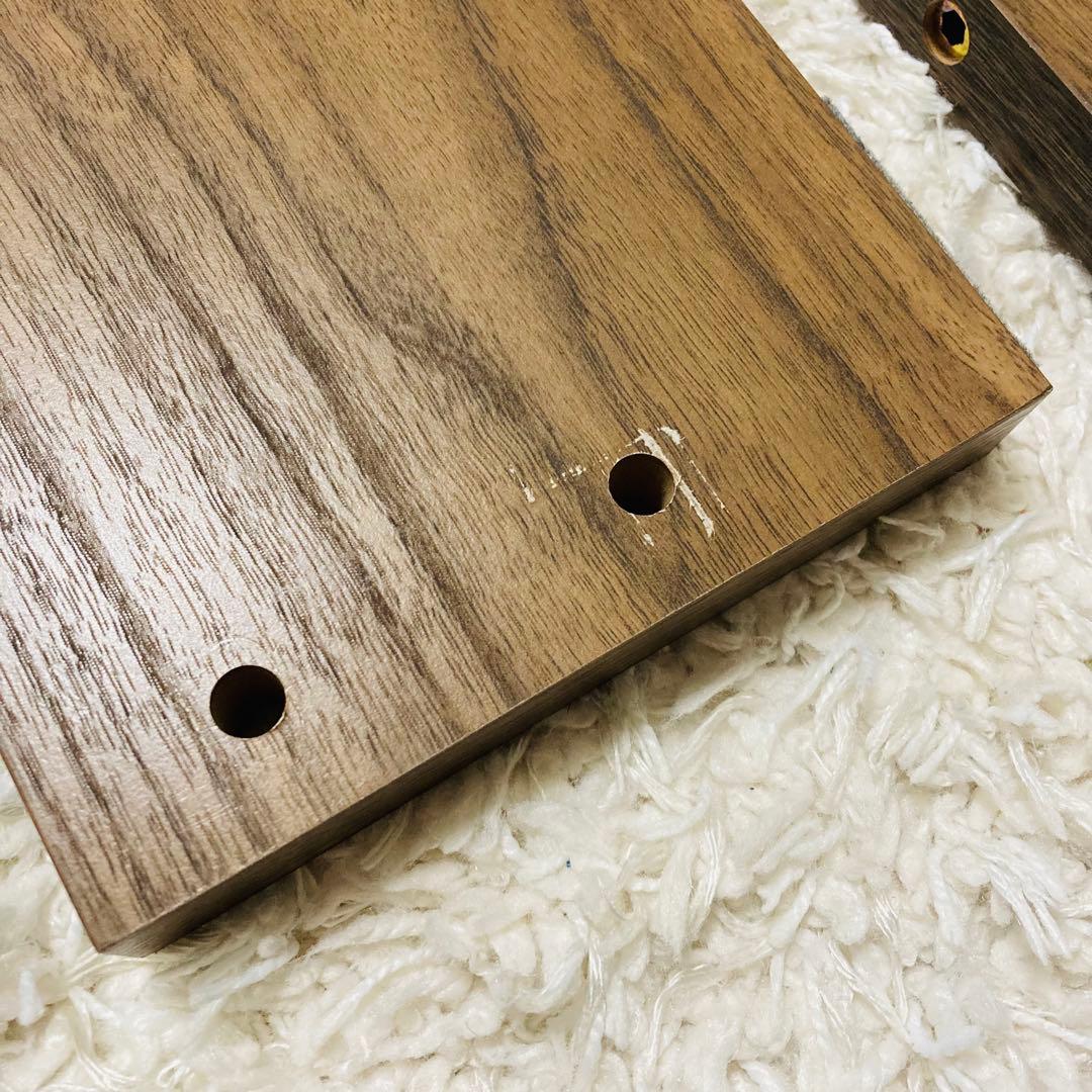 【良品】ロウヤ　すのこベッド　木目調　ローベッド フレーム　セミダブル