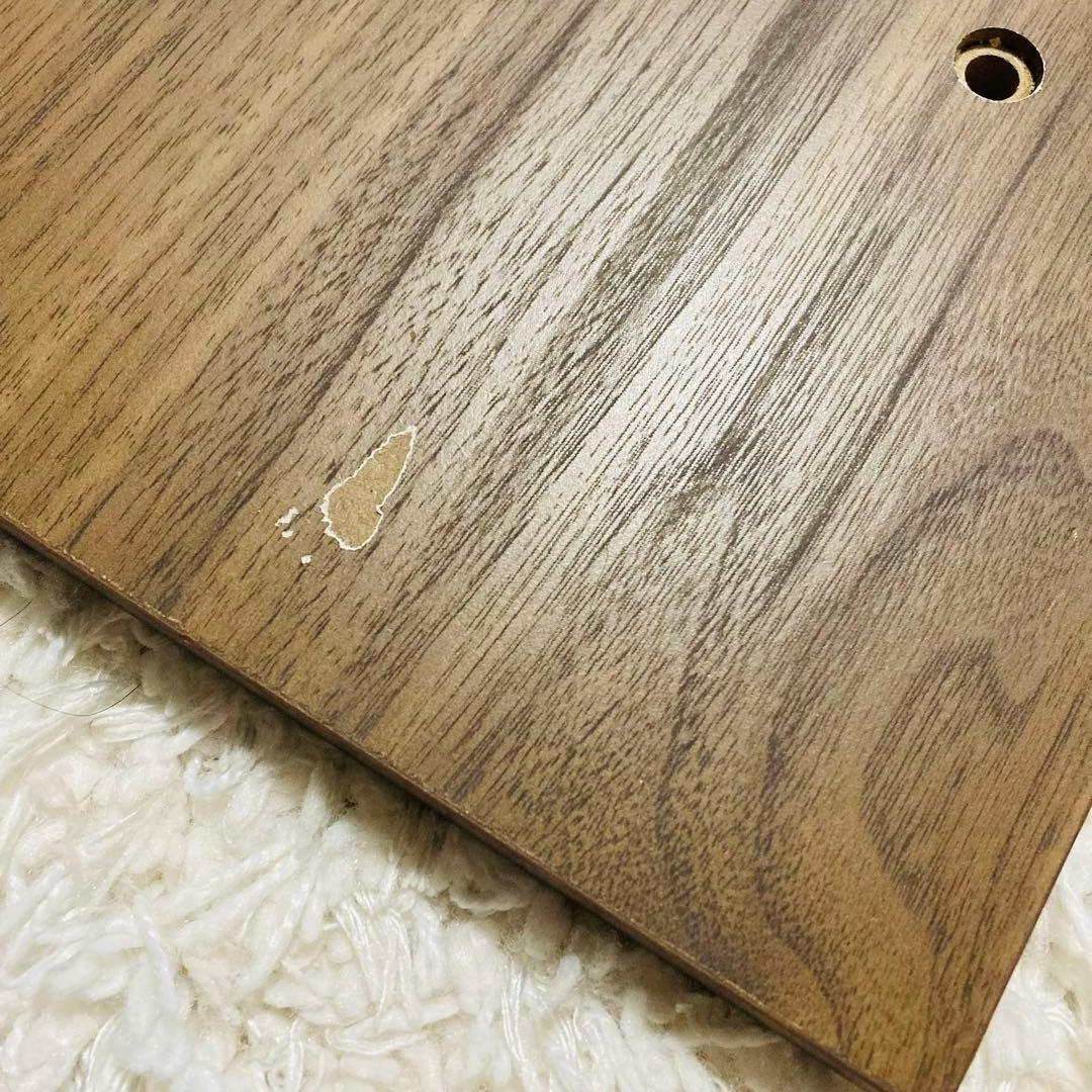 【良品】ロウヤ　すのこベッド　木目調　ローベッド フレーム　セミダブル