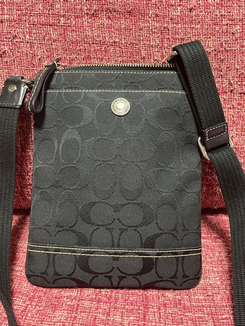 COACH キャンバス ショルダーバッグ
