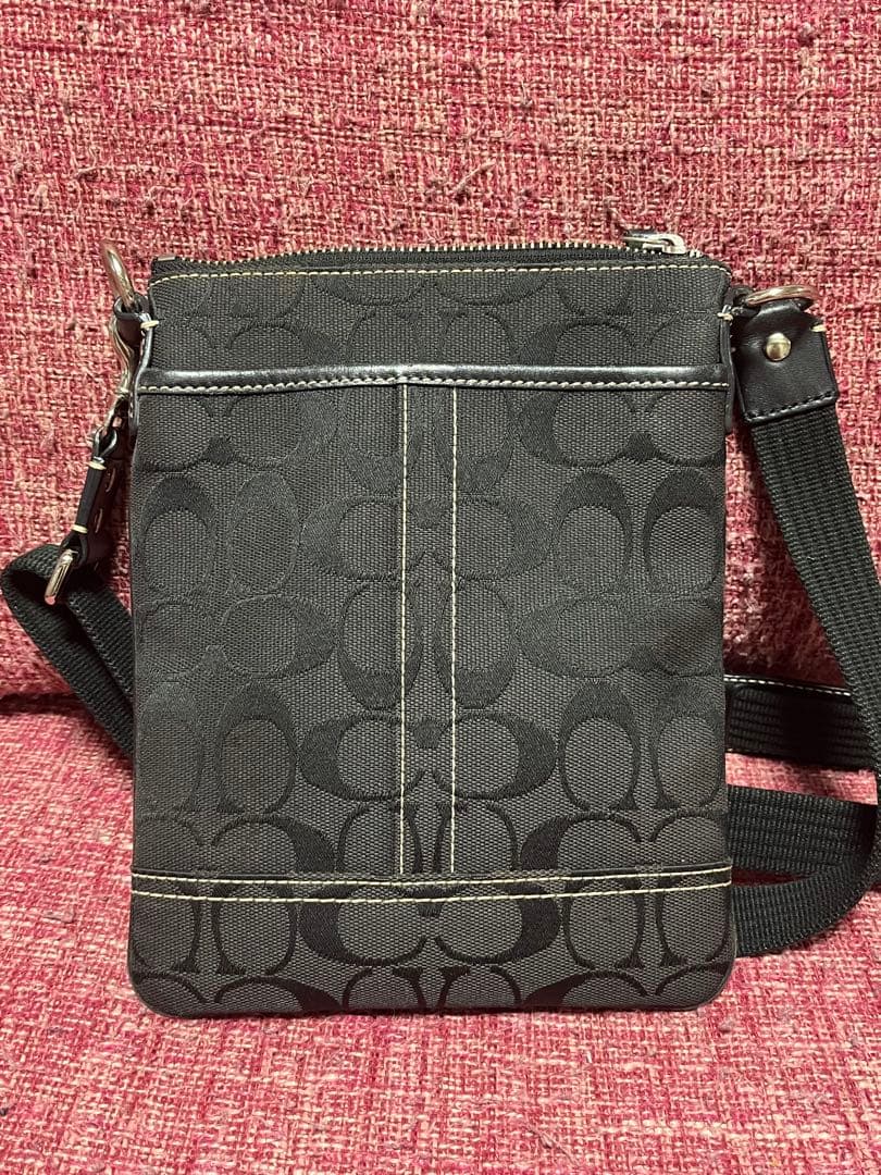 COACH キャンバス ショルダーバッグ