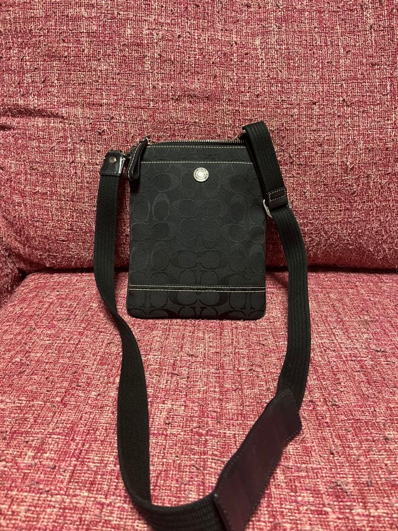 COACH キャンバス ショルダーバッグ