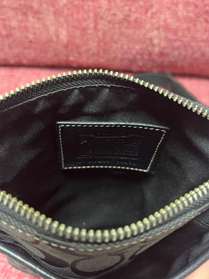 COACH キャンバス ショルダーバッグ