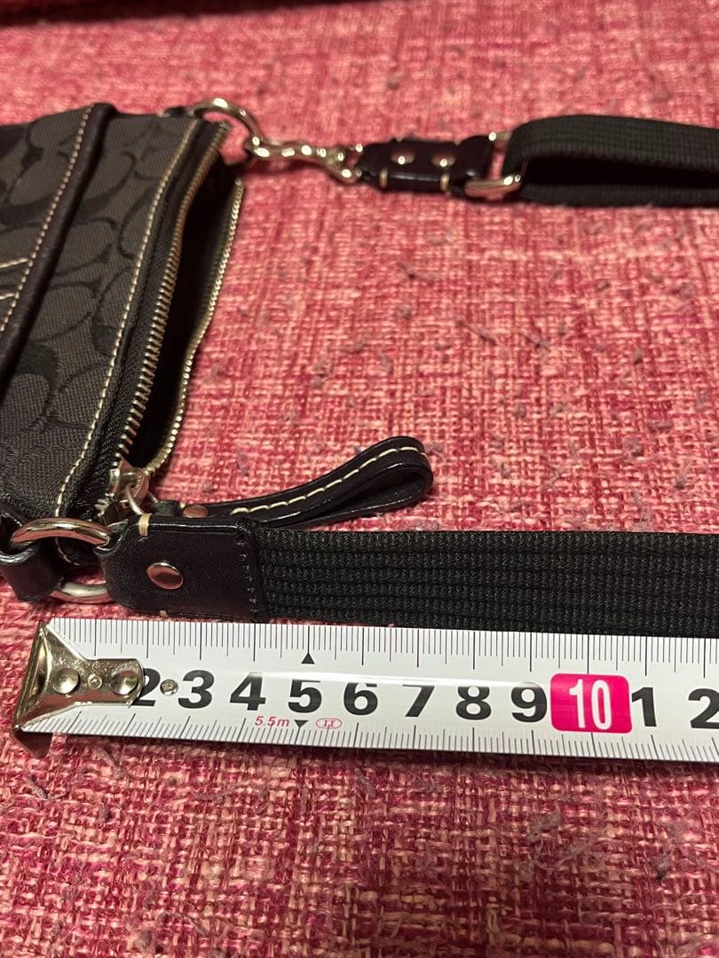 COACH キャンバス ショルダーバッグ