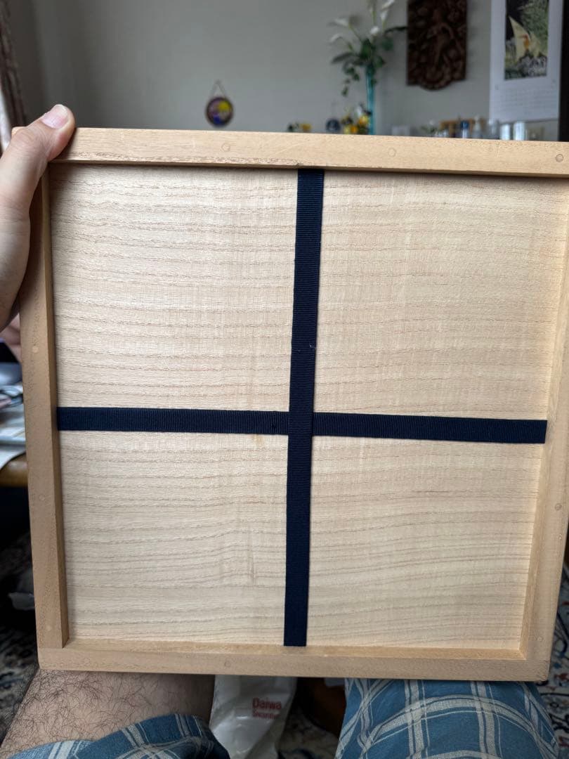 人間国宝　十四代　今泉今右衛門　色絵吹墨墨はじき雪文額皿