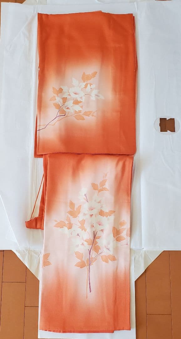 着物　七五三　付け下げ　結婚式　美品　フルセット　正絹　やまと　花柄