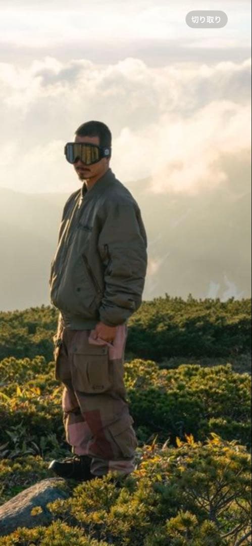 24-25 UTAR ブラック ミラーレンズ ゴーグル 偏光レンズ 国母和宏