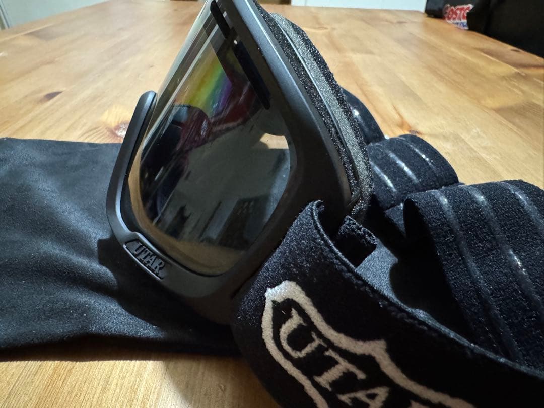 24-25 UTAR ブラック ミラーレンズ ゴーグル 偏光レンズ 国母和宏