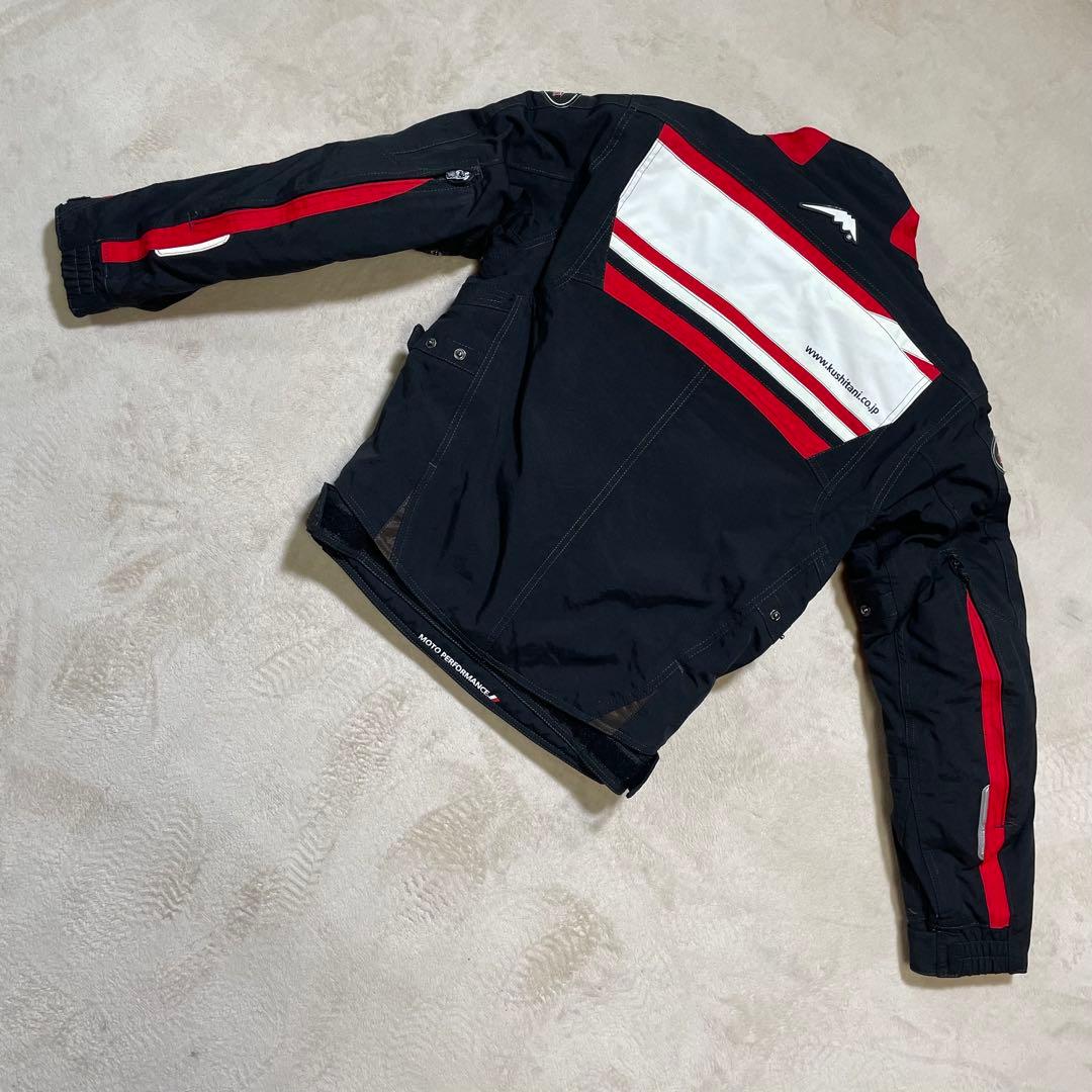 【未使用級】クシタニK-2616 パドックジャケット 黒　赤　M