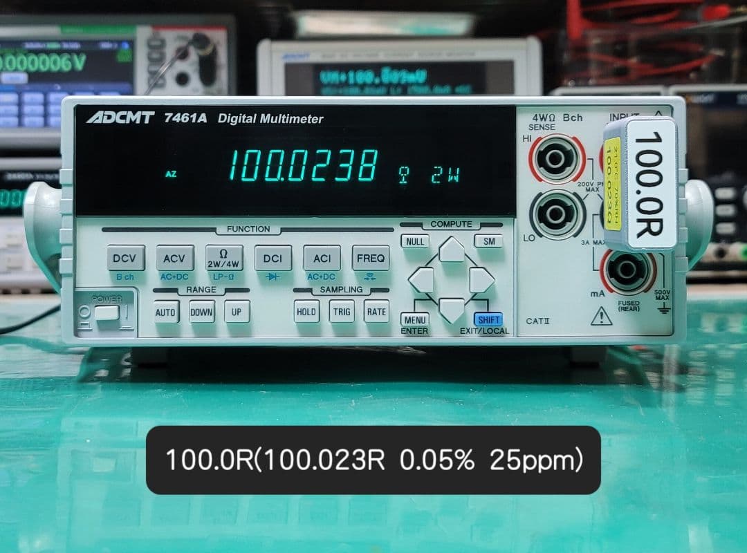 ADCMT 7461A 6.5桁 DIGITAL MULTIMETER 動作良好