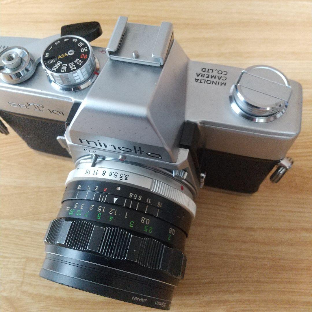 SR-T101 ミノルタ レンズ2本 良品