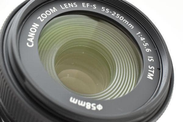 【美品】 Canon EF-S 55-250mm F4-5.6 IS STM