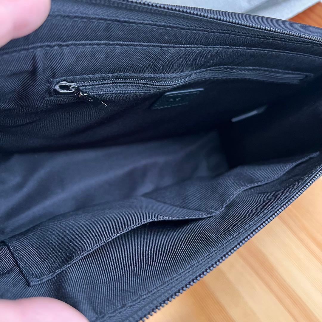 美品✨イアパピヨネ ダルメシアン ワイドテープショルダー 柄 ブラック