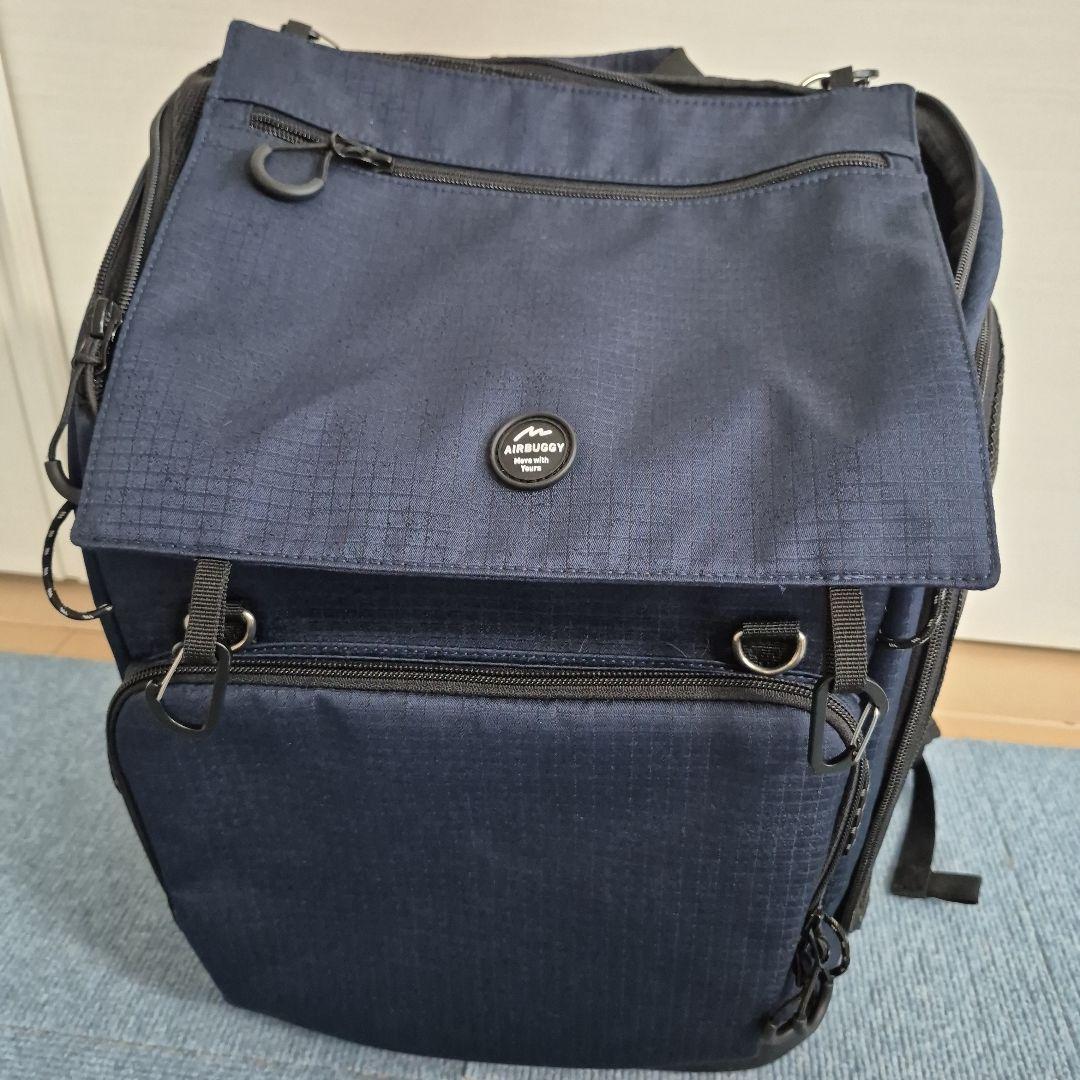 AIRBUGGY リュックレギュラー ネイビーエアバギー犬キャリー