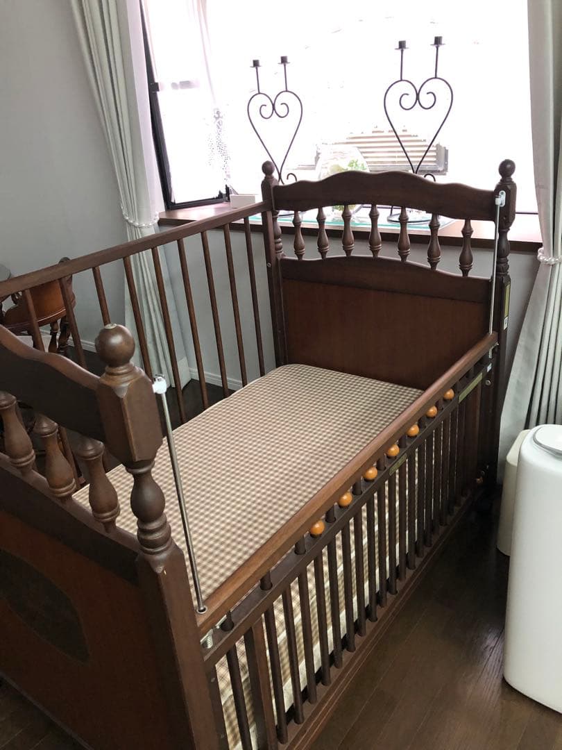 集金兵　　木製ベビーベッド 日本製