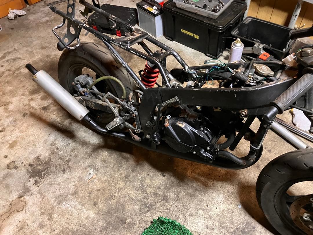 NSR50 城北ムラカミチャンバー　モリワキサイレンサー　軽量　社外チャンバー