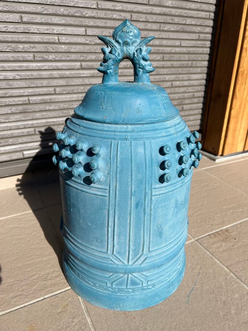 古銅製 半鐘 吊鐘 釣鐘 アンティーク 昭和レトロ　消防用