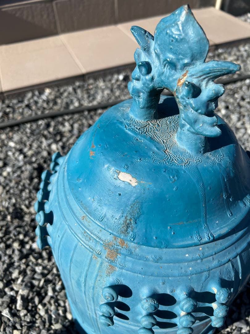 古銅製 半鐘 吊鐘 釣鐘 アンティーク 昭和レトロ　消防用