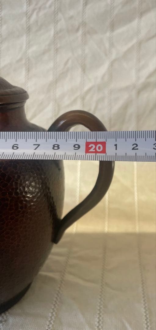 【名品】玉川堂 鎚起銅器 急須 銅製 伝統工芸 刻印あり