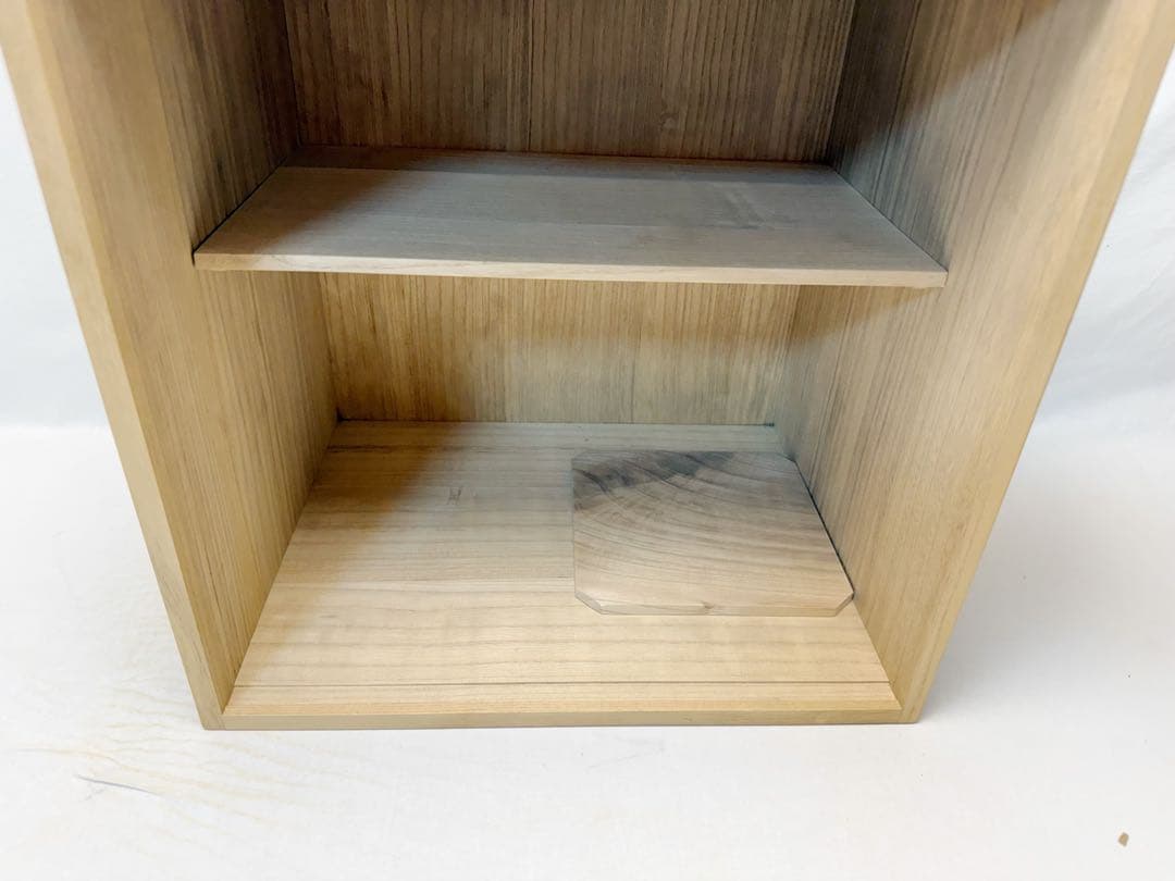 未使用 茶道具 岐斎作 利休好写 旅箪笥 15点セット 桐木地 共箱