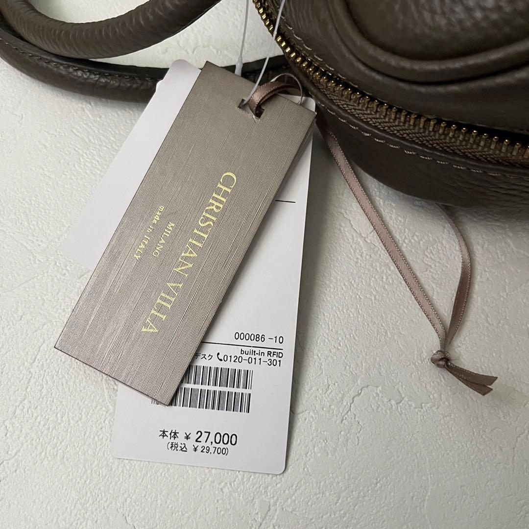 定価約3万 新品 タグ付 CHRISTIAN VILLA ミニボストンバッグ