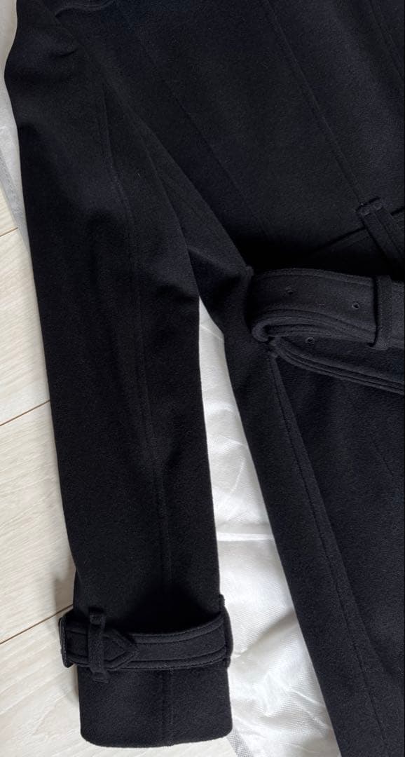 BurberryブラックウールコートXS〜Sサイズ　外での着用は無し