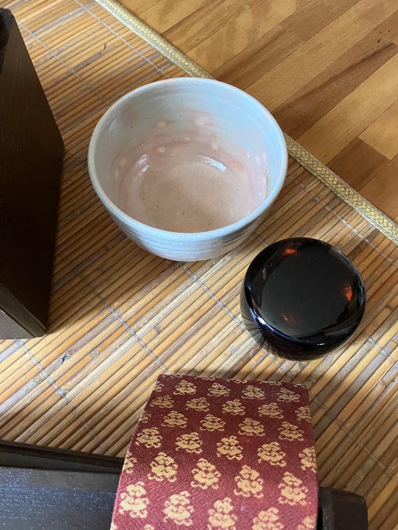 茶箱　セット　茶セン　古帛紗　お茶碗　等いり
