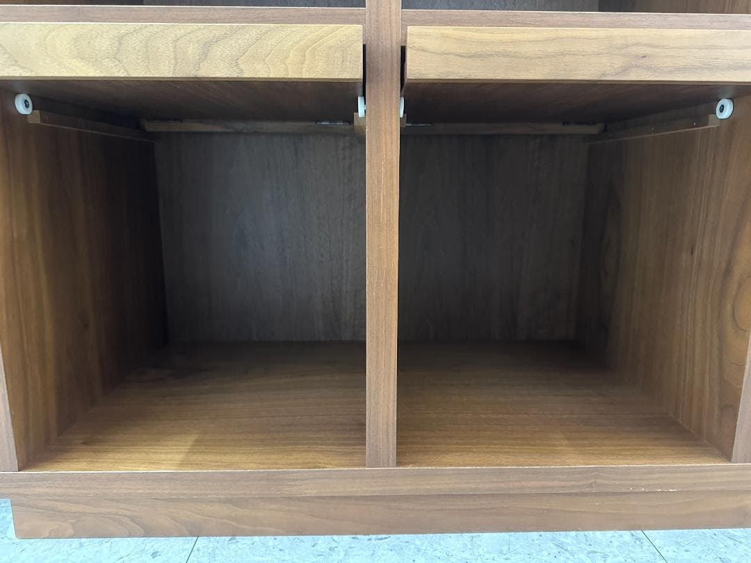 MASTERWAL マスターウォール コローバレコードラック 4列2段 ブラウン