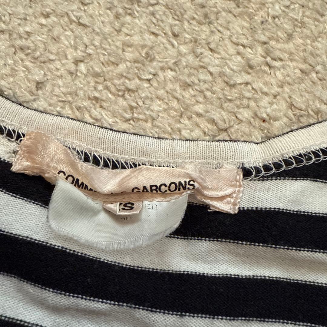 n*_様 コムデギャルソン　ボーダートップス　XS