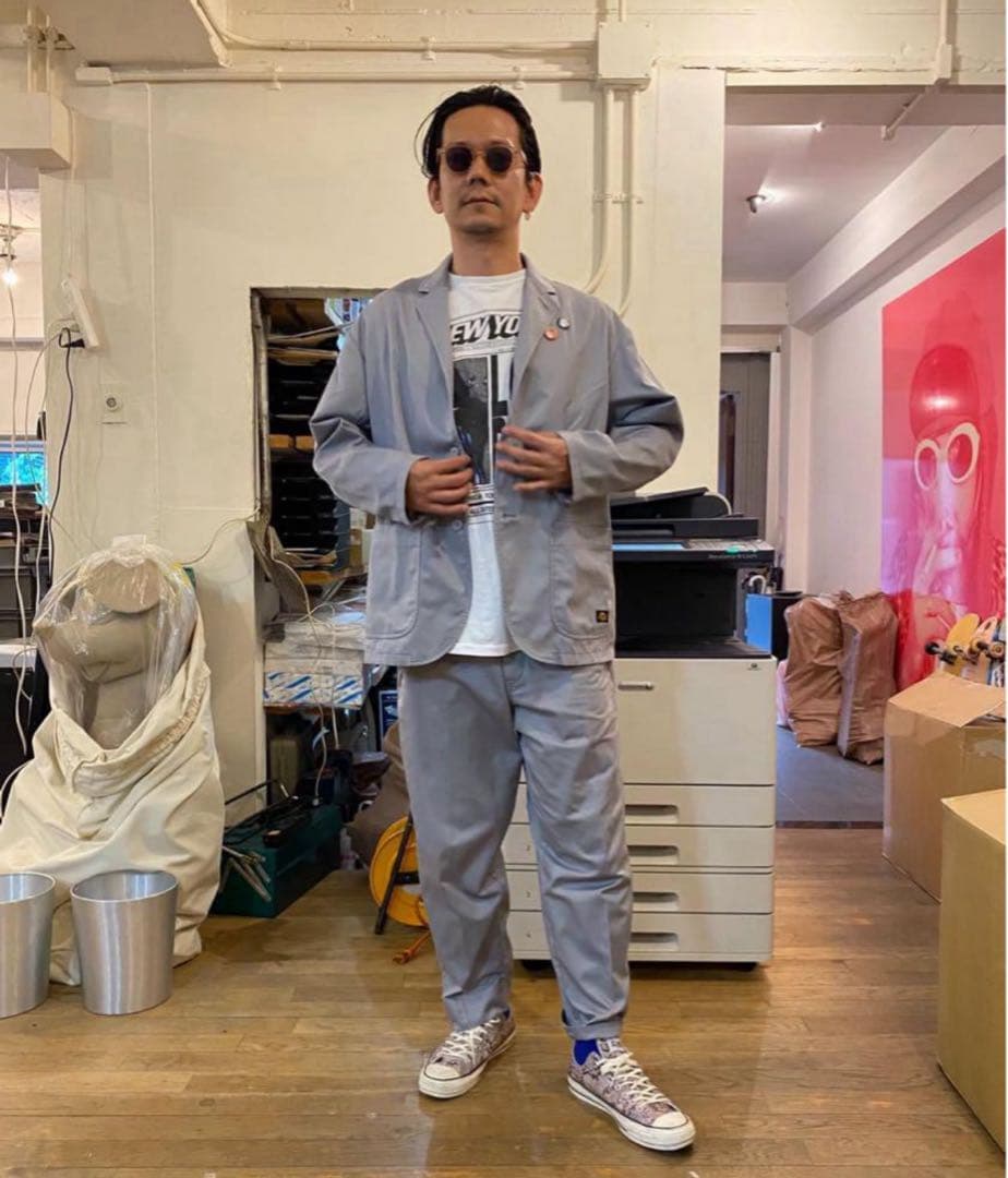 BEAMS dickies tripstar セットアップ　グレー 野村訓一