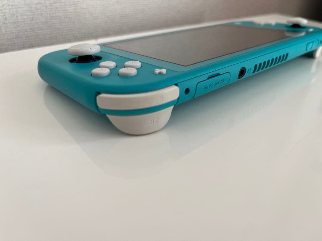 Nintendo Switch Liteターコイズ 充電器SDカードケース付き