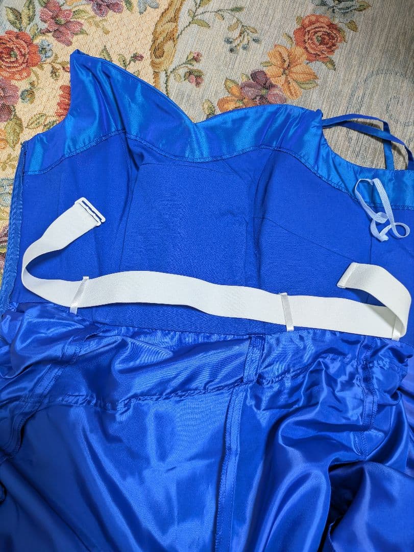 Preferences　Partys✨ブルー＆黒　レース✨ロングドレス