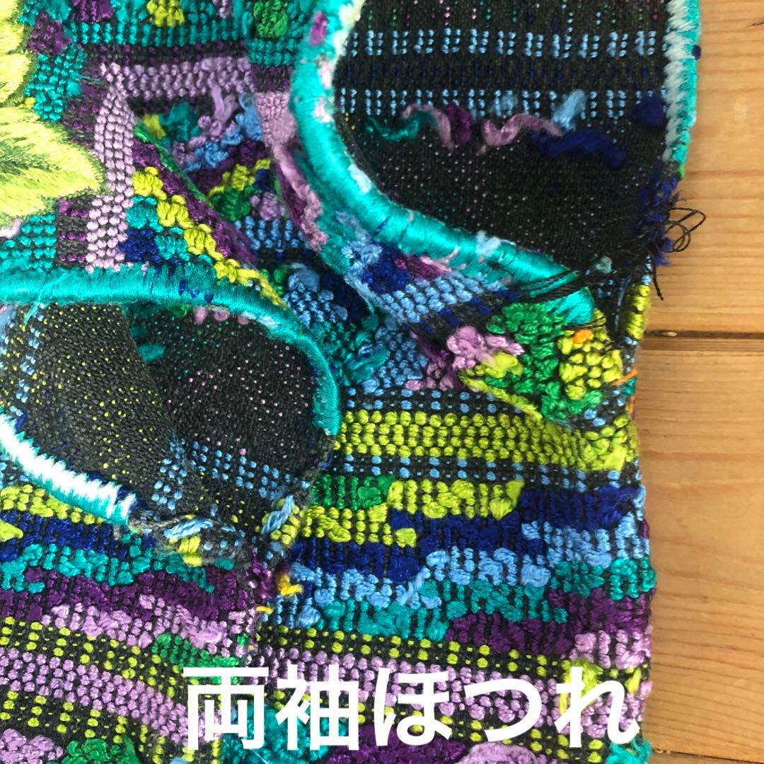 民族衣装　ウイピル　グアテマラ刺繍　中南米雑貨　手仕事　モン族　エスニックベスト