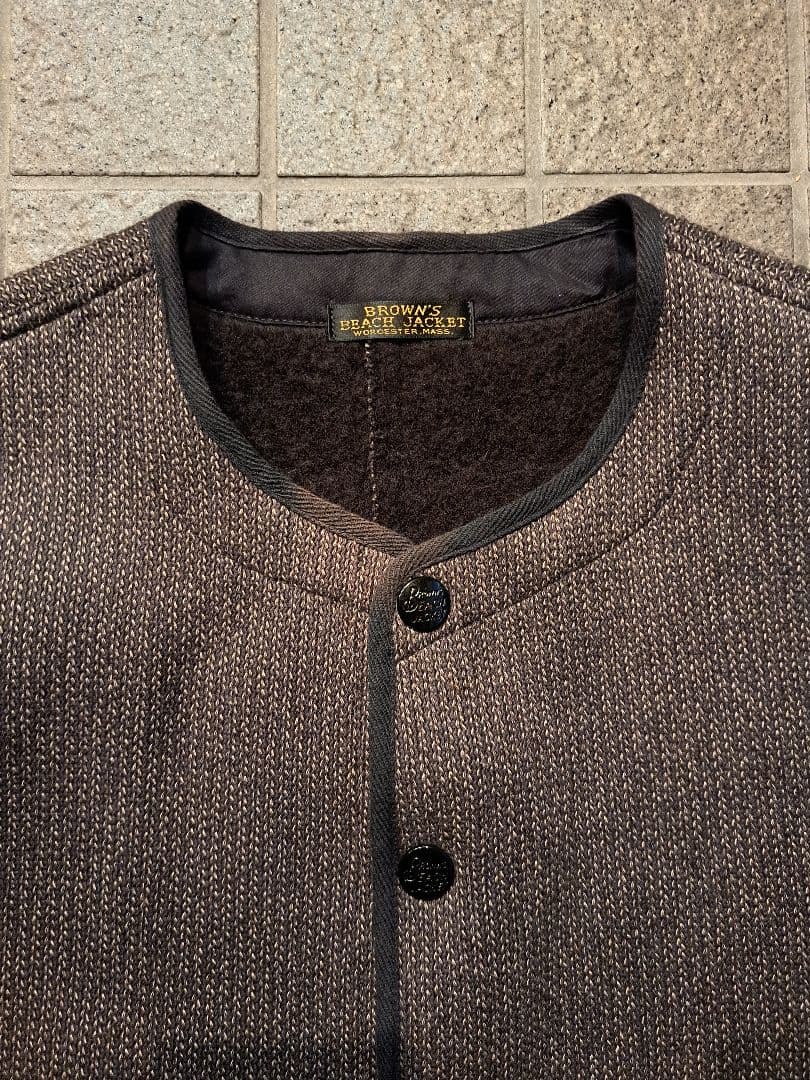 BROWN'S BEACH JACKET ごま塩ベスト size40