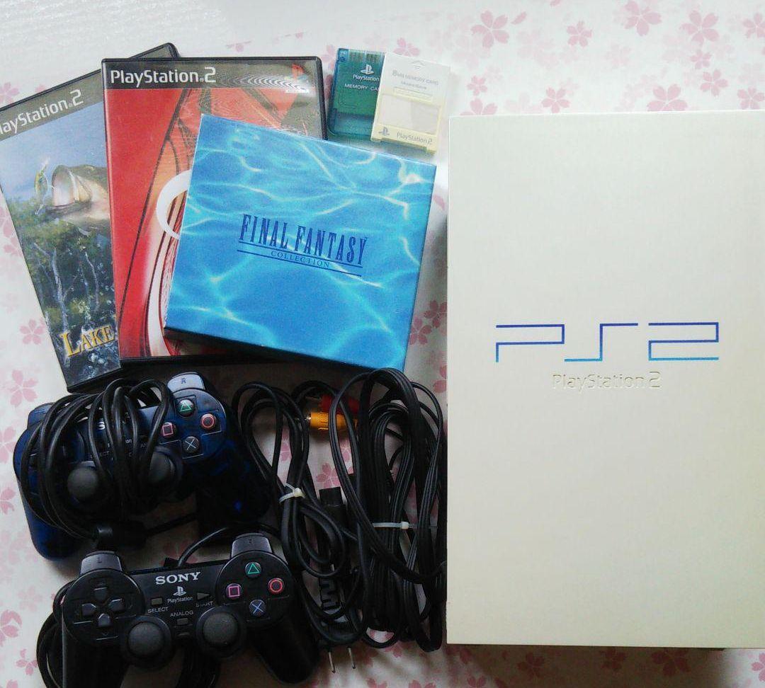 PS2 本体(ソフト3枚・メモリーカード2枚・コントローラー2個)