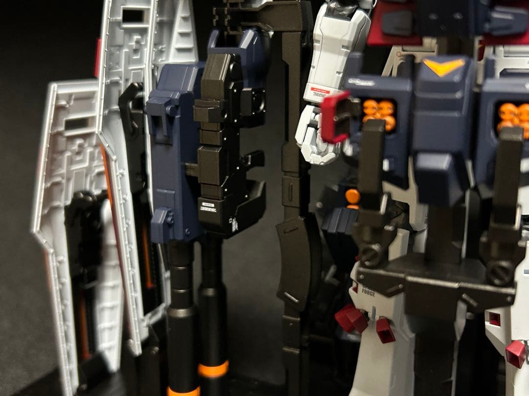 MGフルアーマーガンダムver.ka ヘビーウェポン、ハンガー　全塗装済完成品