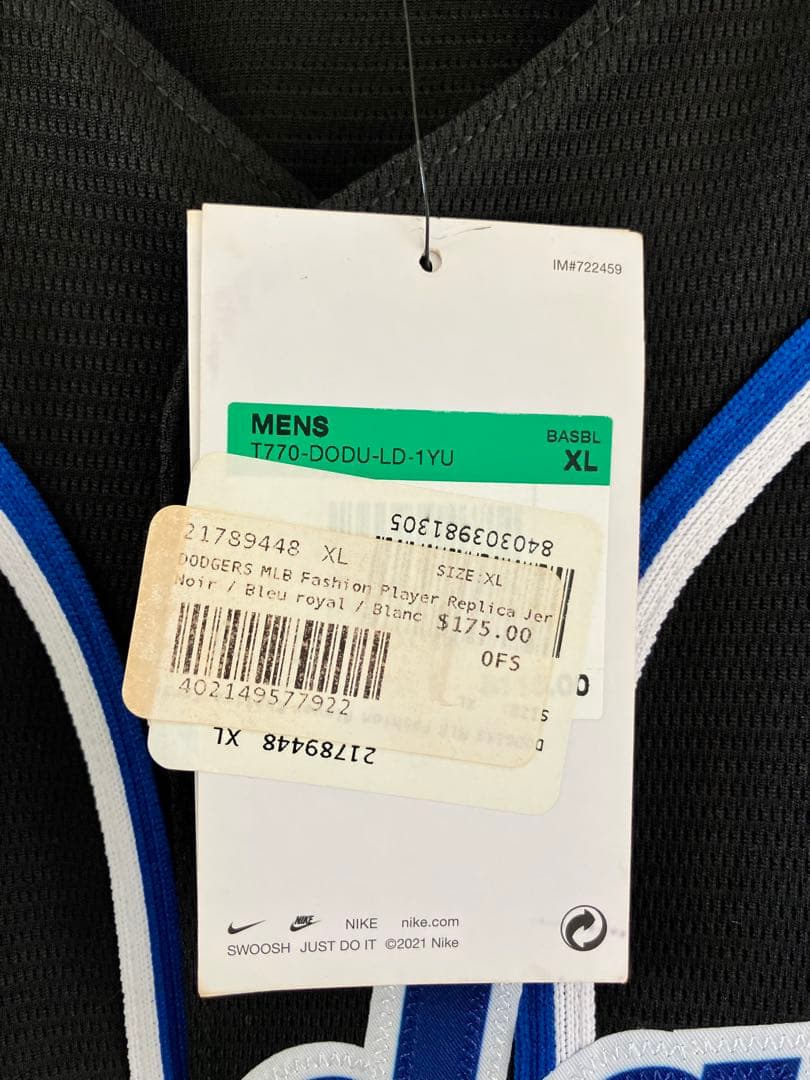 Nike Dodgers Ohtani 17 大谷翔平 ユニフォーム XL 黒