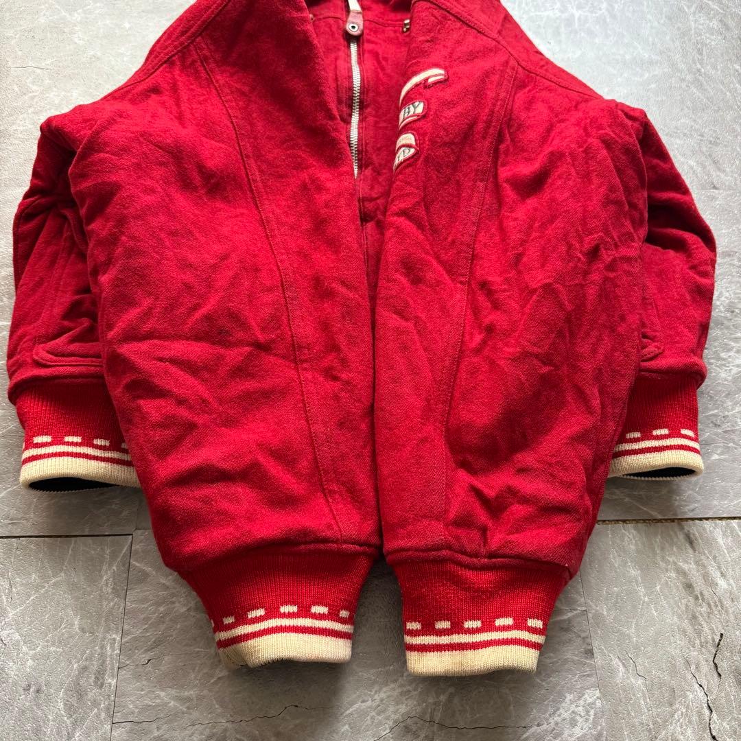 POSH BOY コーデュロイ　ウールスタジャン　リバーシブル　中綿入り