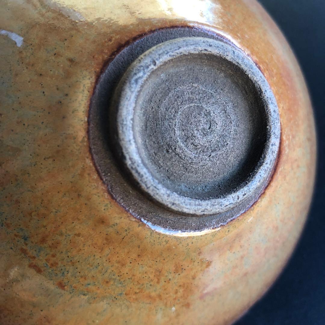 美しい古美術◼️蔵から美しい飴茶色の雰囲気のある抹茶茶碗が出て来ました。茶道具