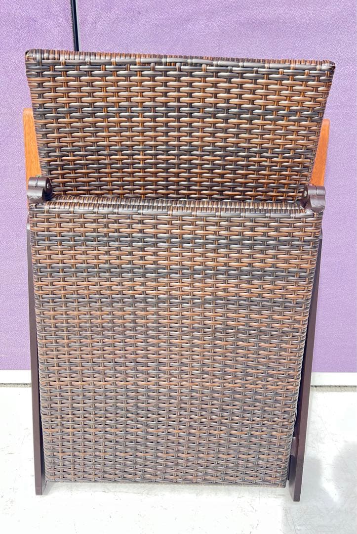 フットレスト付きのハイクラスIIデッキチェア