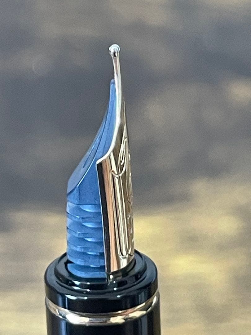 試筆のみ　初期型　グランセ　ルビーレッドマーブル　刻印　パイロット M 万年筆