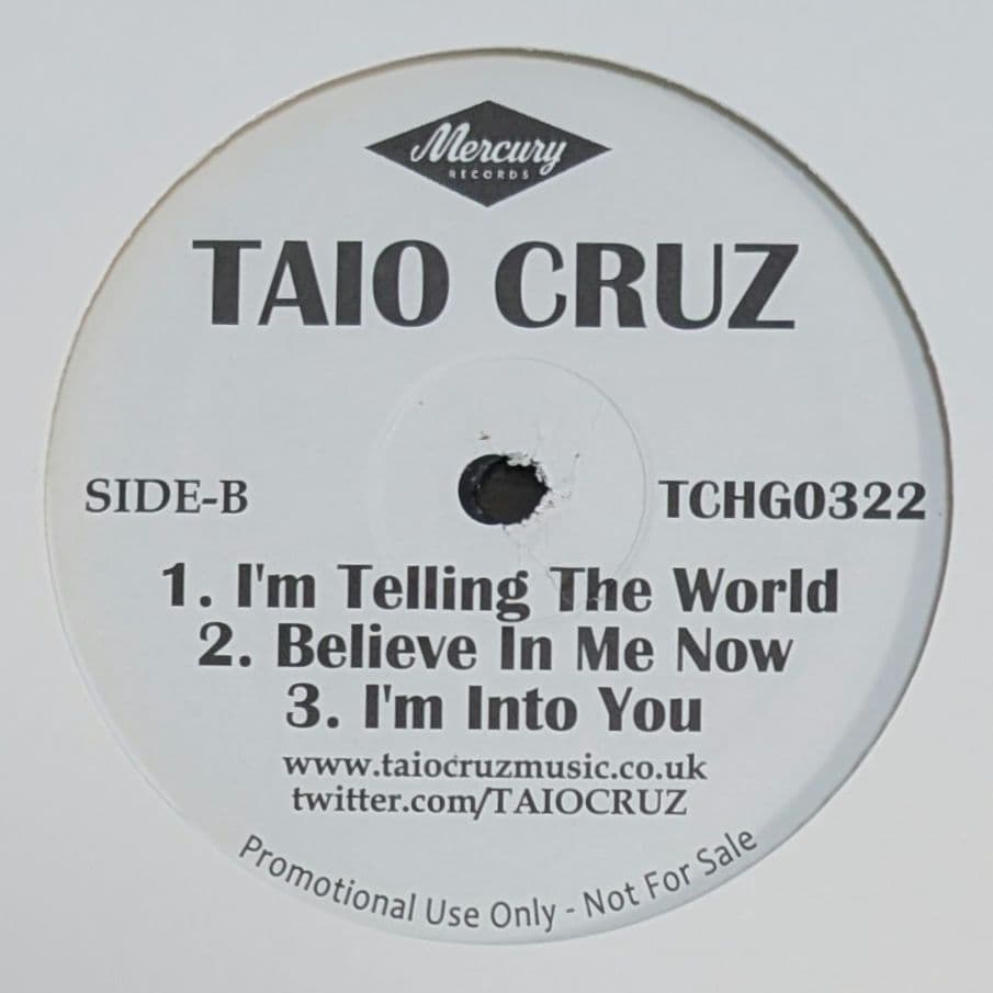 Taio Cruz Kylie Higher 12インチレコード