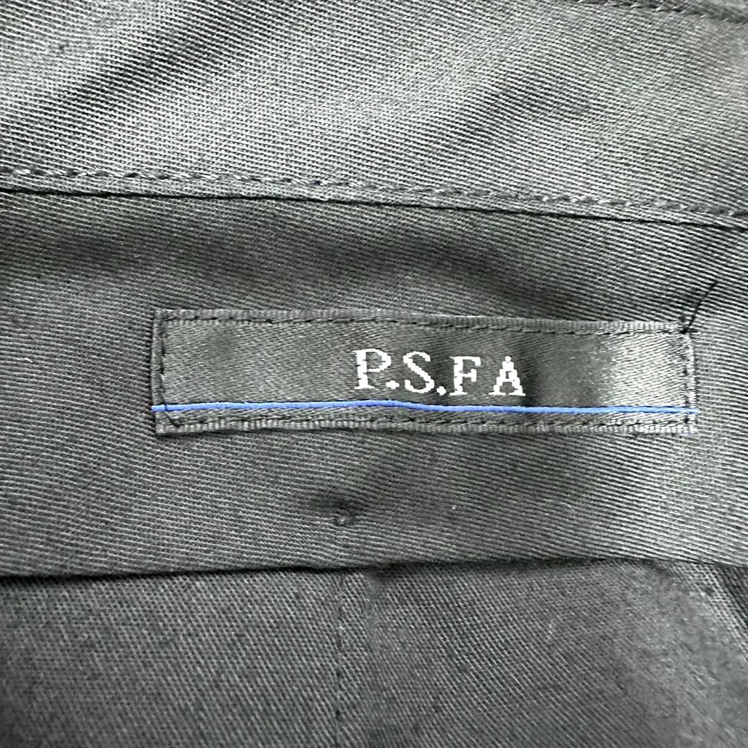 【美品】P.S.FA スーツ 3ピース ブラック 背抜き サイズ92Y6