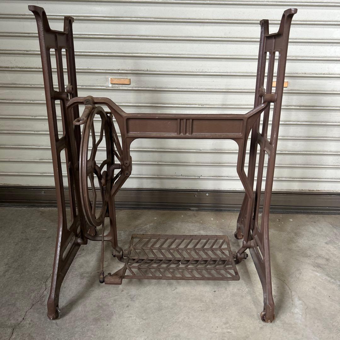 三菱 足踏みミシン脚 アンティーク レトロ テーブル