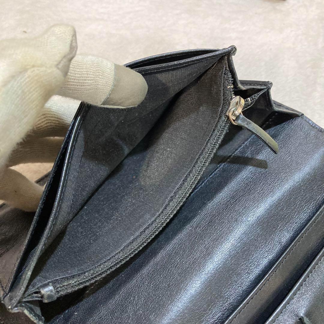 ！美品！　CHANEL シャネル　キャビアスキン　長財布