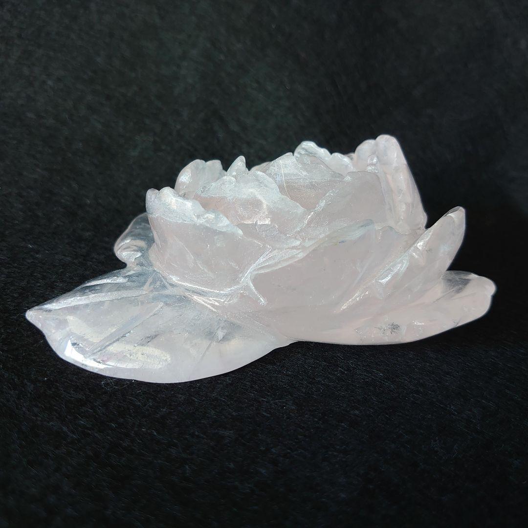 ローズクォーツ薔薇　玄関　リビング　寝室に　素敵な逸品