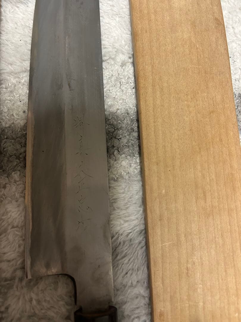 料理人使用後高級包丁